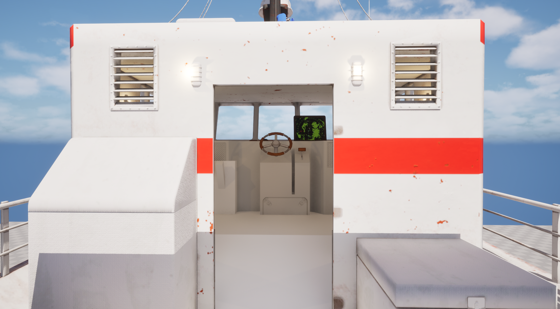Updated ship interior
